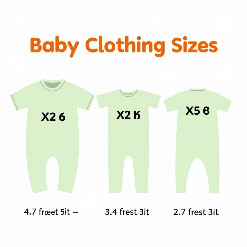 Baby Clothes Sizes in Pakistan