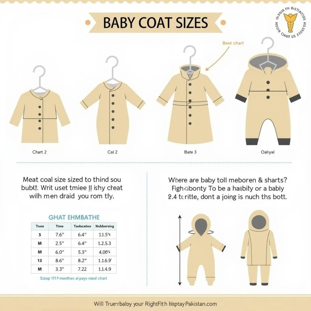 Baby Coat Sizes in Pakistan