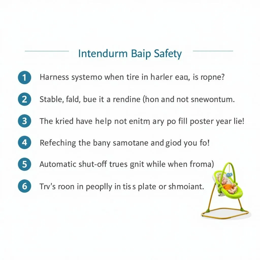 Baby Swing Safety Features in Pakistan