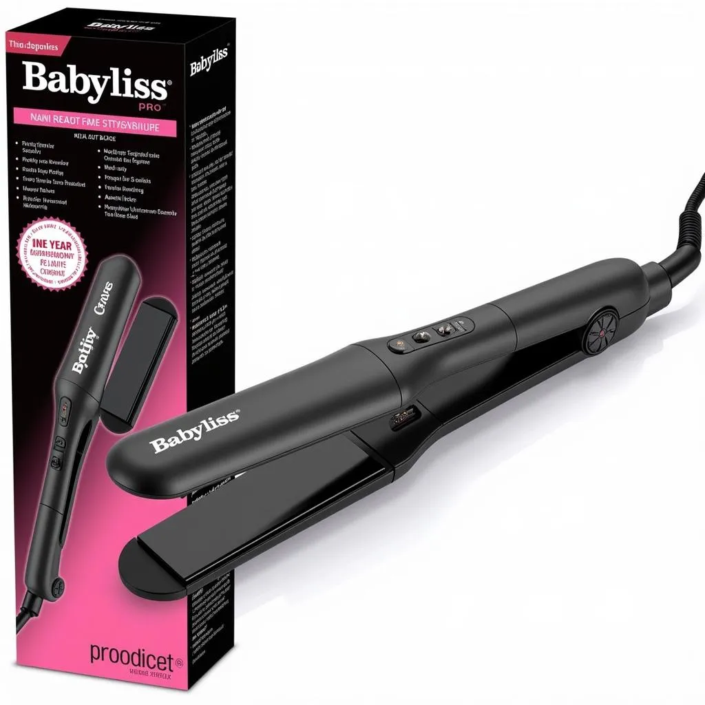 Babyliss Pro Nano Titanium Hair Straightener