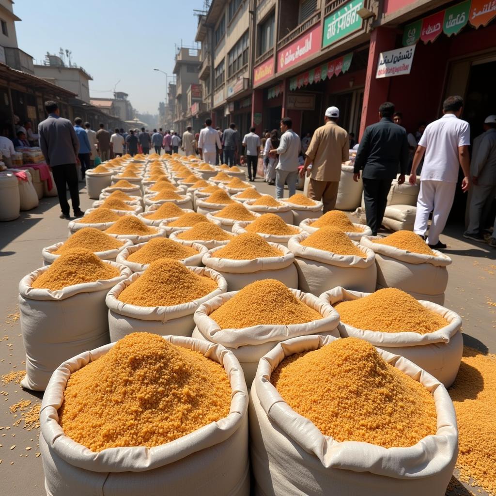 Bajri Market in Lahore