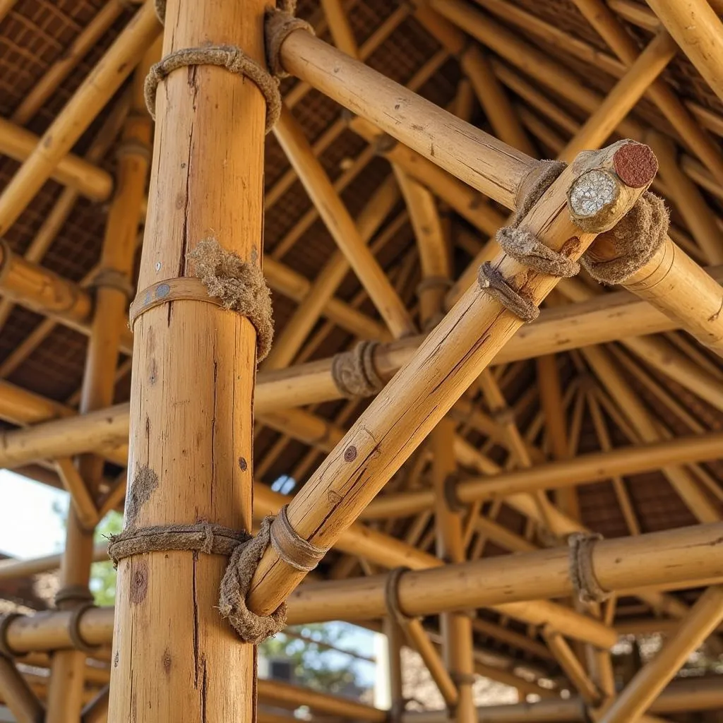 Bamboo Construction in Pakistan