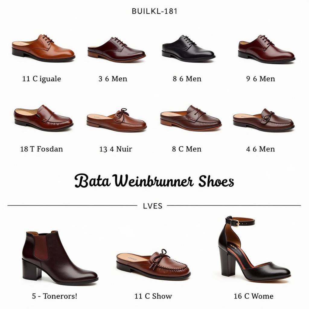 Men's and Women's Bata Weinbrenner Shoes