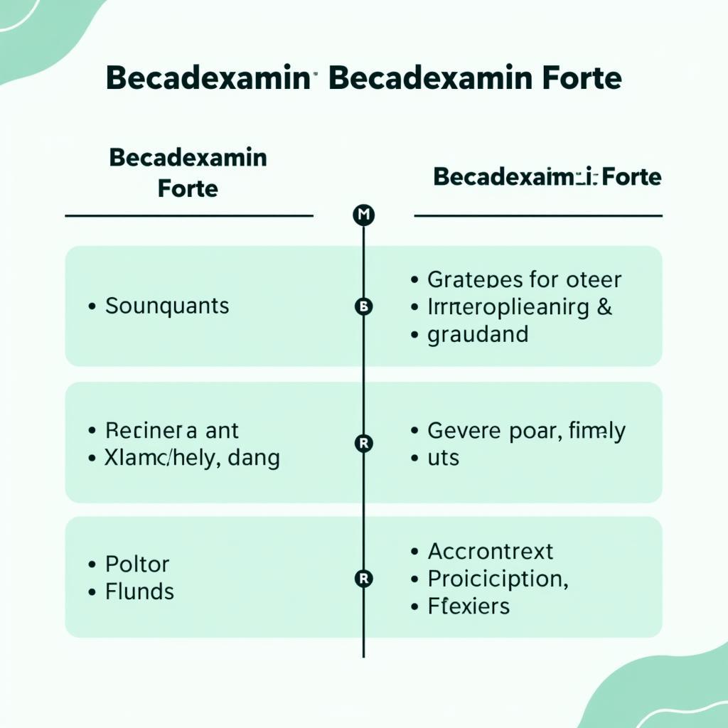 Becadexamin vs. Becadexamin Forte