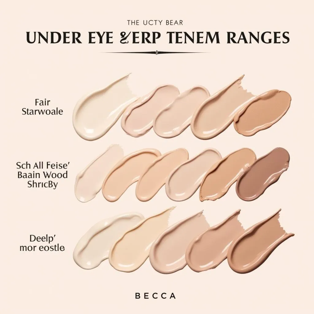 Becca Under Eye Brightening Corrector Shade Range