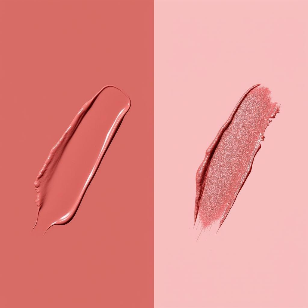 Comparing Becute Lipstick Finishes