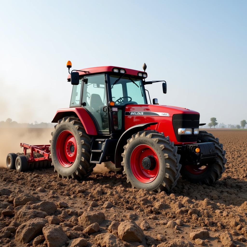 Belarus 510 Tractor Working in Field