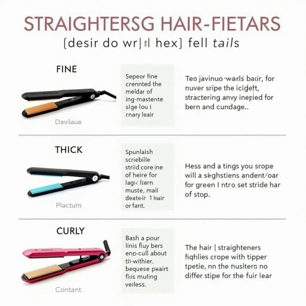 Hair Straighteners for Different Hair Types