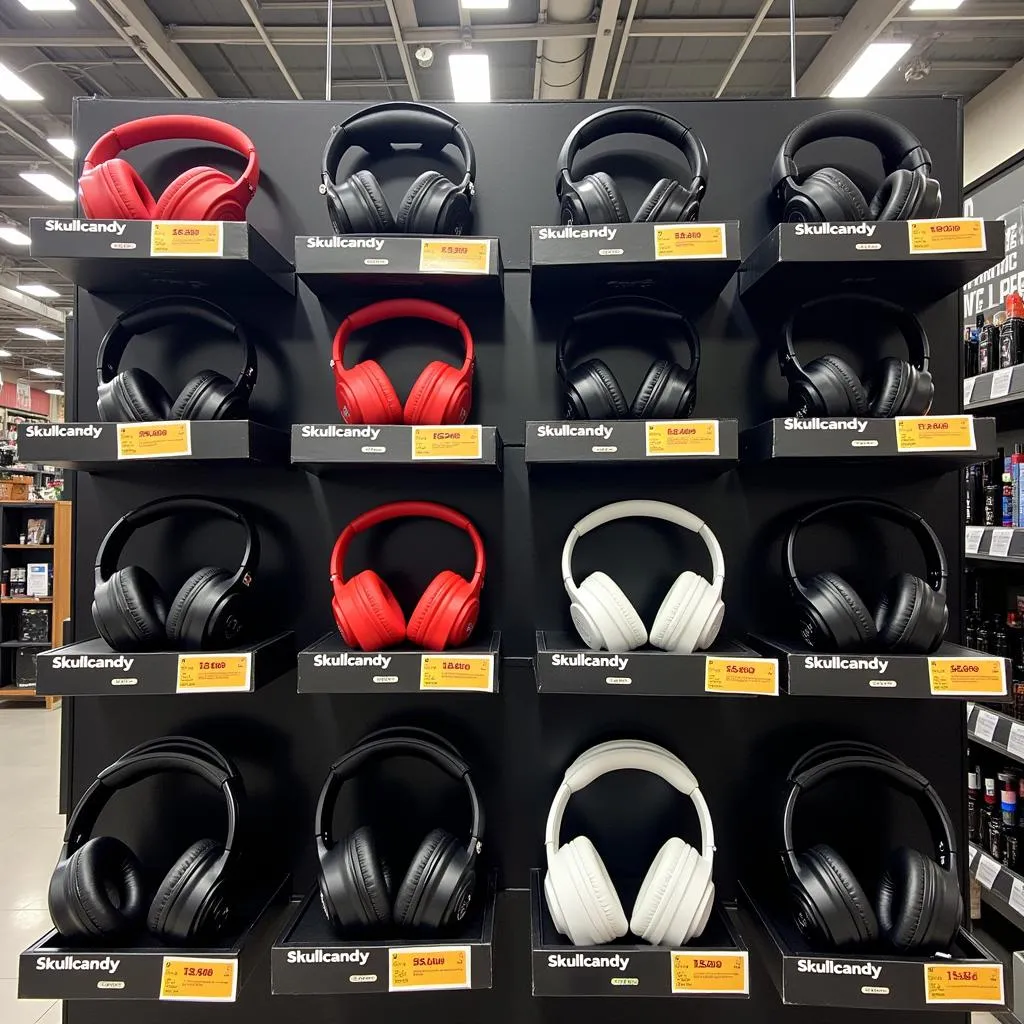 Display of Best-Selling Skullcandy Headphones in Pakistan