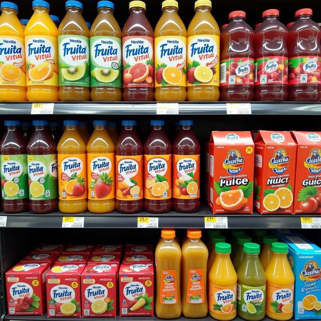 Beverage Aisle in a Pakistani Supermarket