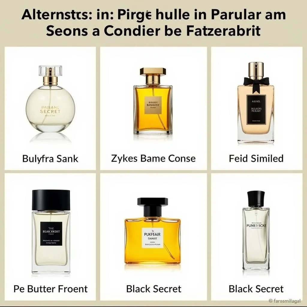 Black Secret Perfume Alternatives in Pakistan