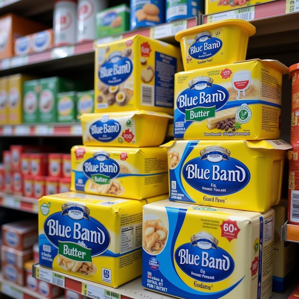 Blue Band Butter on Supermarket Shelves