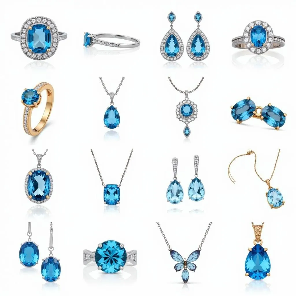 Blue Topaz Jewelry Collection