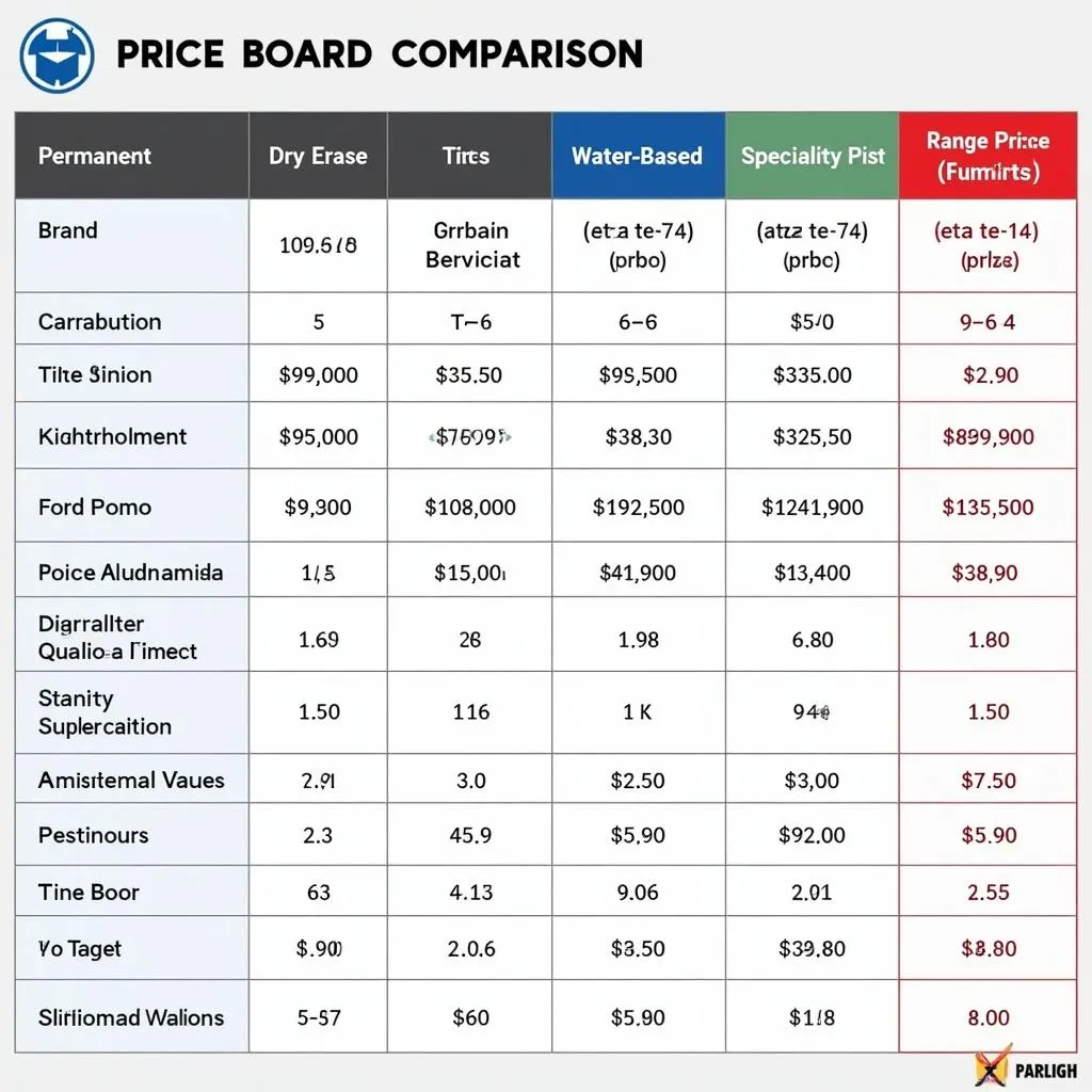 Board Marker Price Comparison Chart in Pakistan