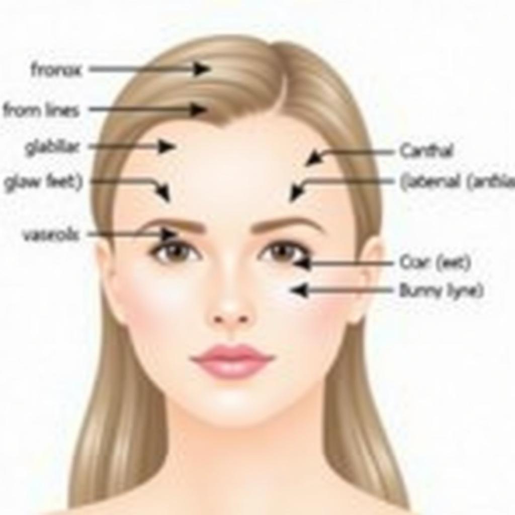 Botox Treatment Areas