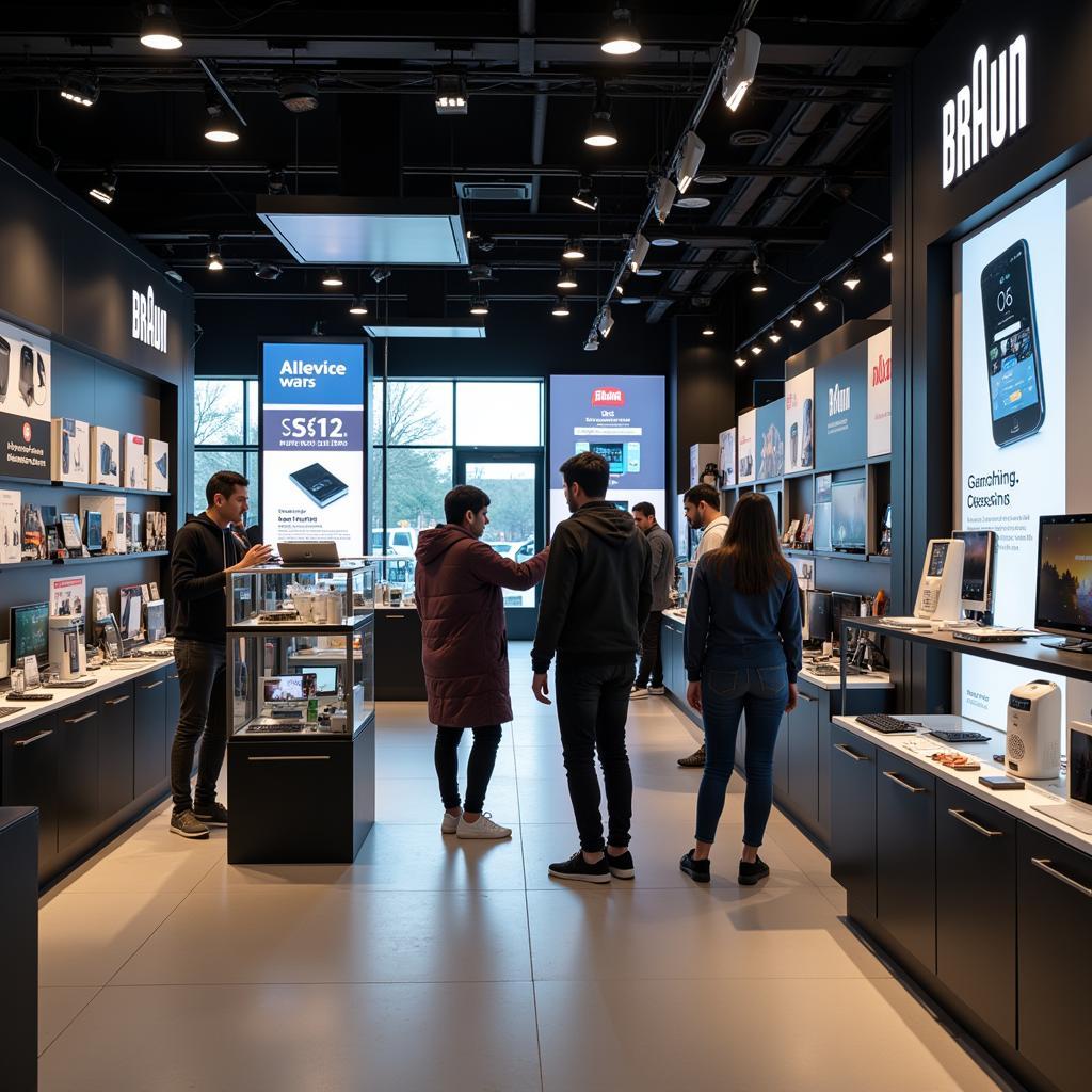 Braun Products Displayed in a Retail Store in Pakistan