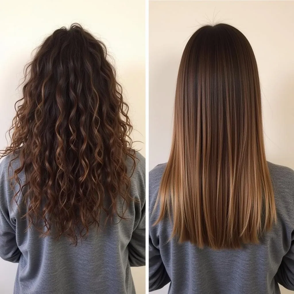 Brazilian Keratin Treatment Before and After Photos