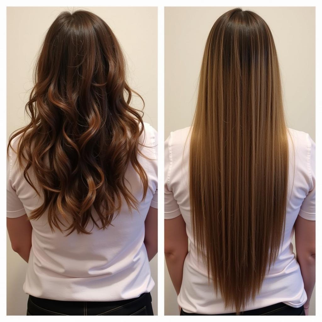 Before & After Bremond Hair Rebonding Kit