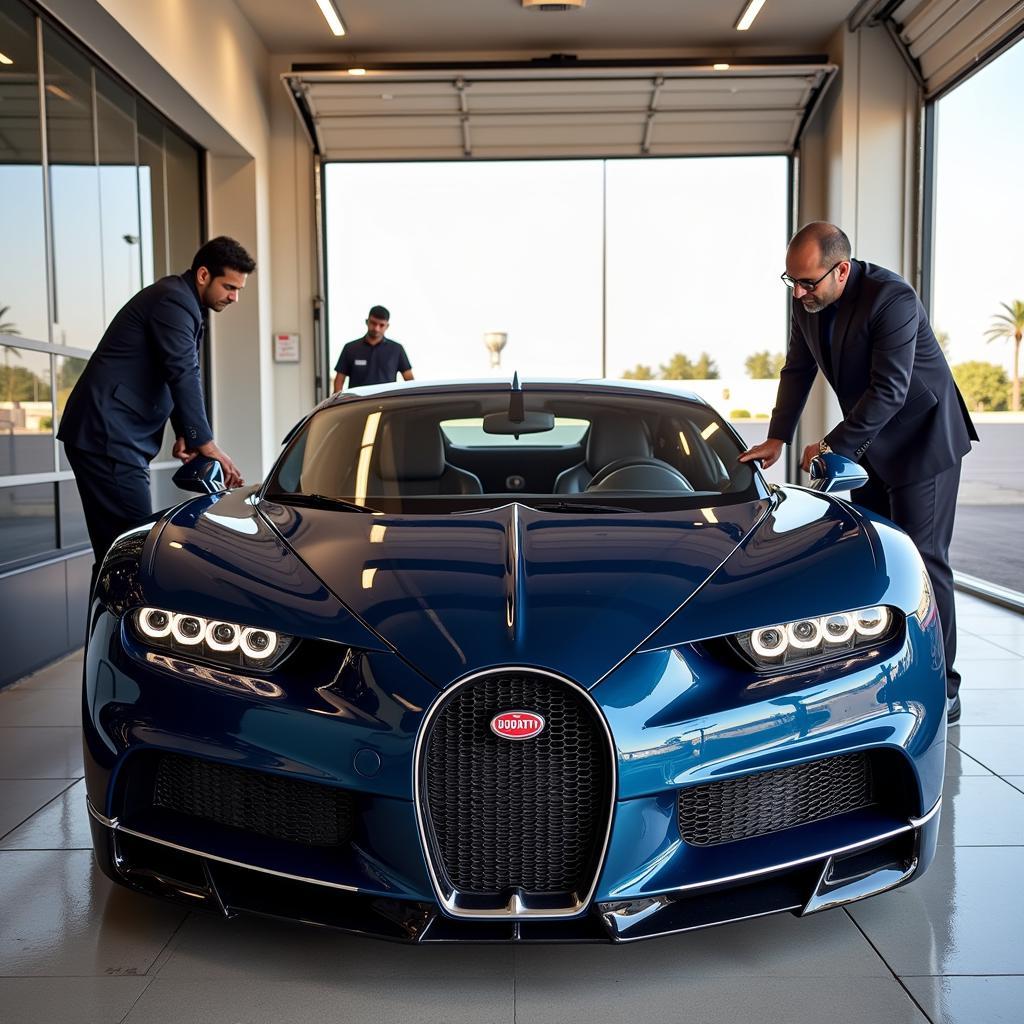 Bugatti Chiron at Pakistan Customs