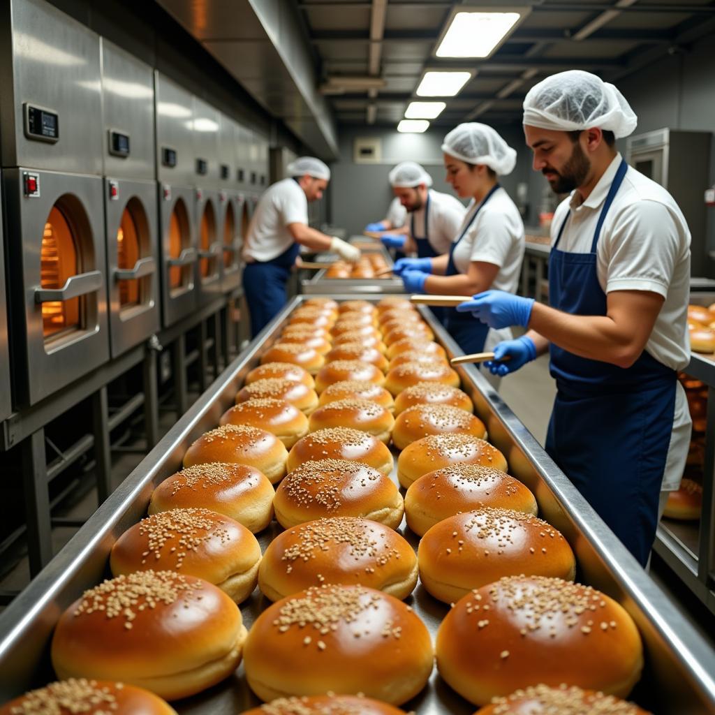 Burger Bread Production Line