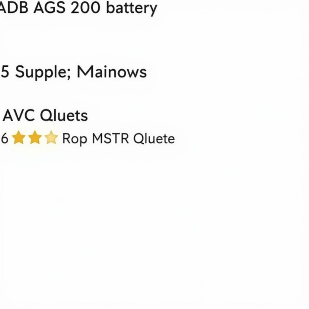 Buying AGS 200 Battery Online