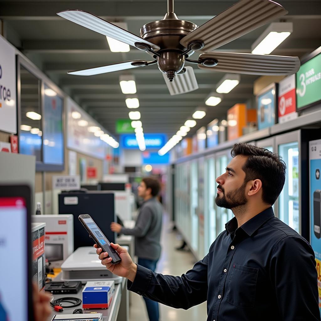 Buying a Fan in Pakistan