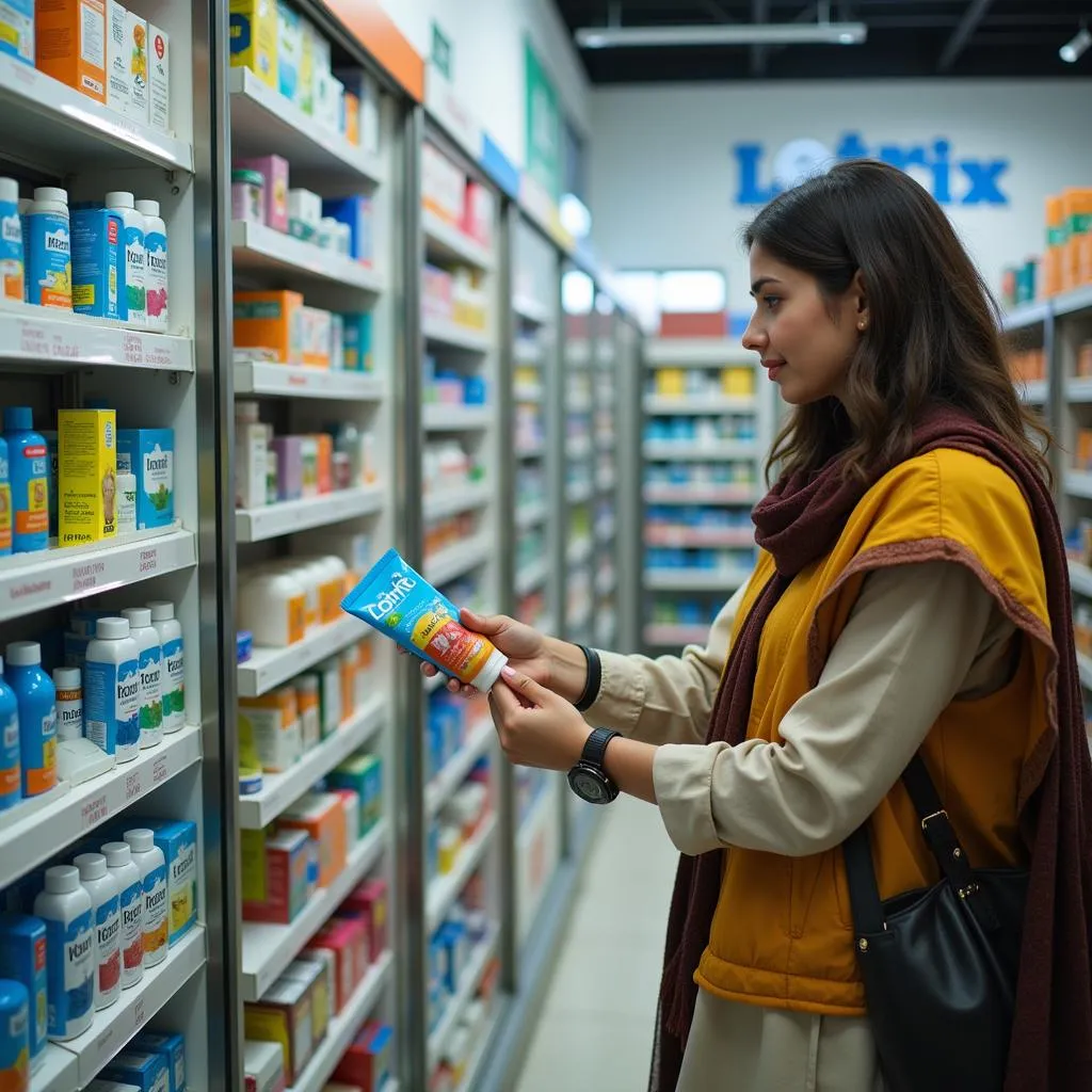 Buying Lotrix Cream at a Pharmacy in Pakistan