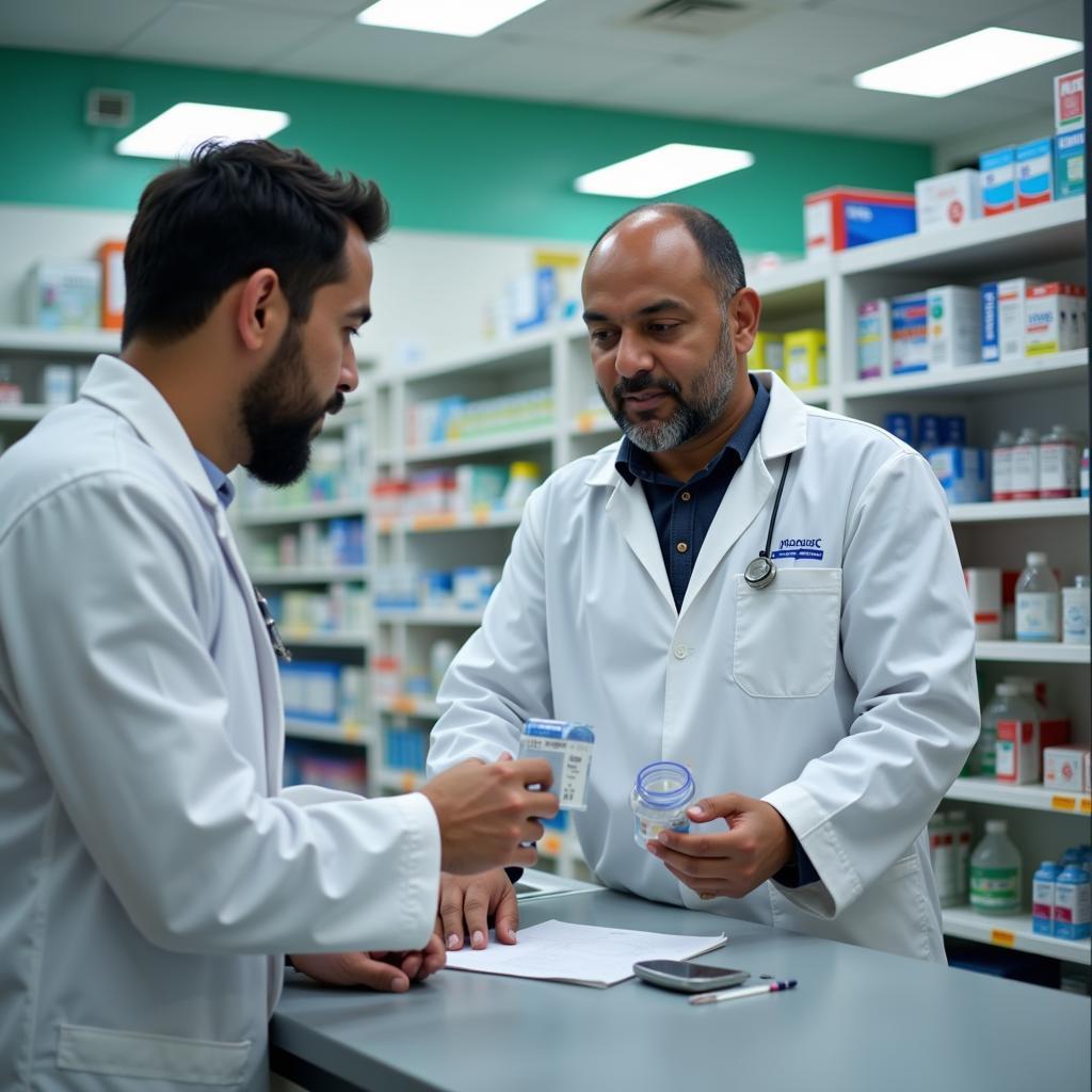 Purchasing Normal Saline 500ml in a Pharmacy in Pakistan