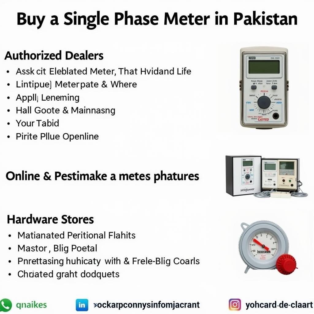 Where to Buy Single Phase Meters in Pakistan