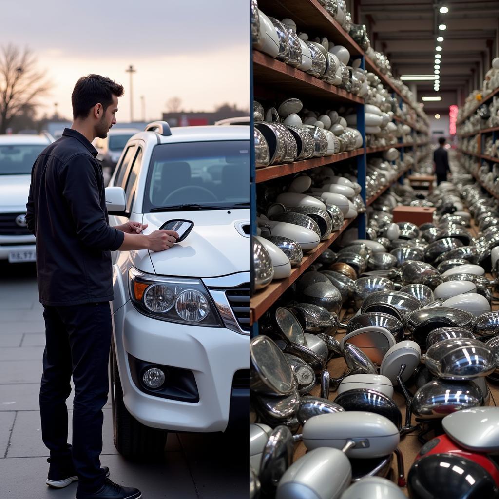 Buying Toyota Corolla Side Mirrors in Pakistan