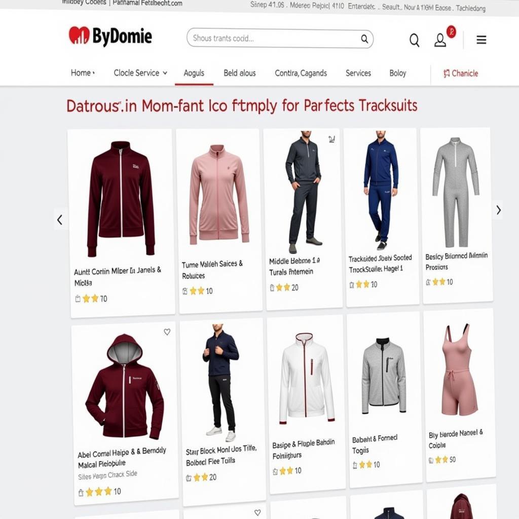 Online Shopping for Tracksuits