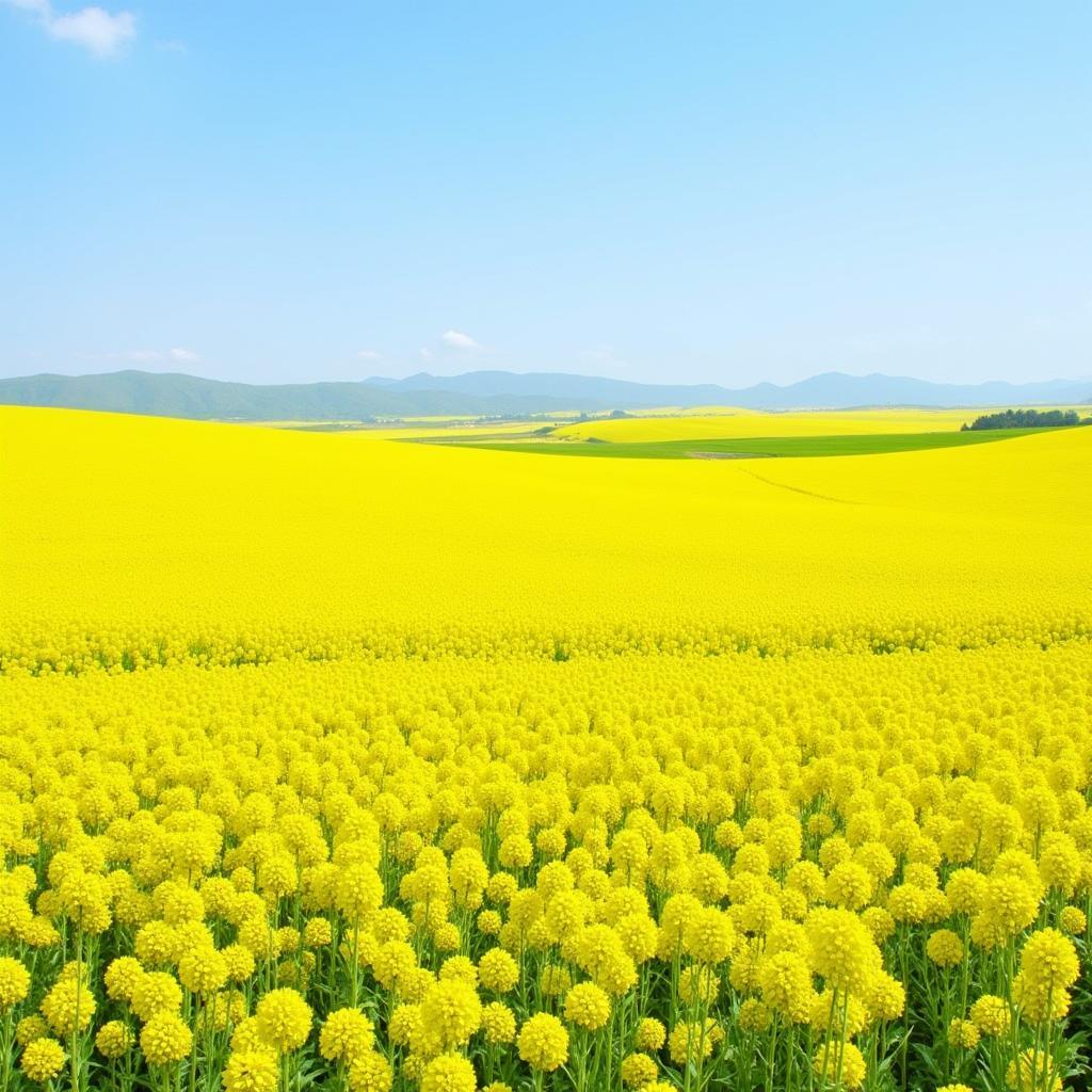 Canola fields in Pakistan