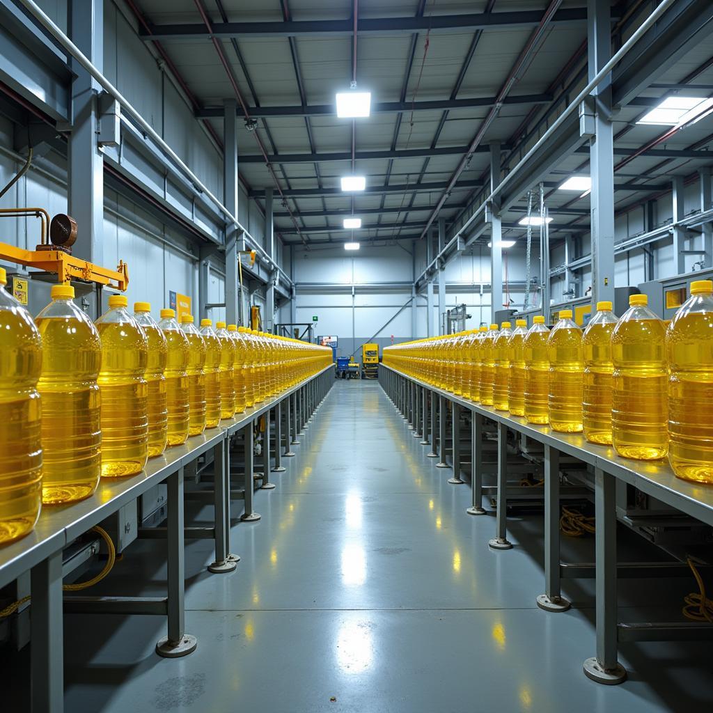 Canola oil production facility in Pakistan