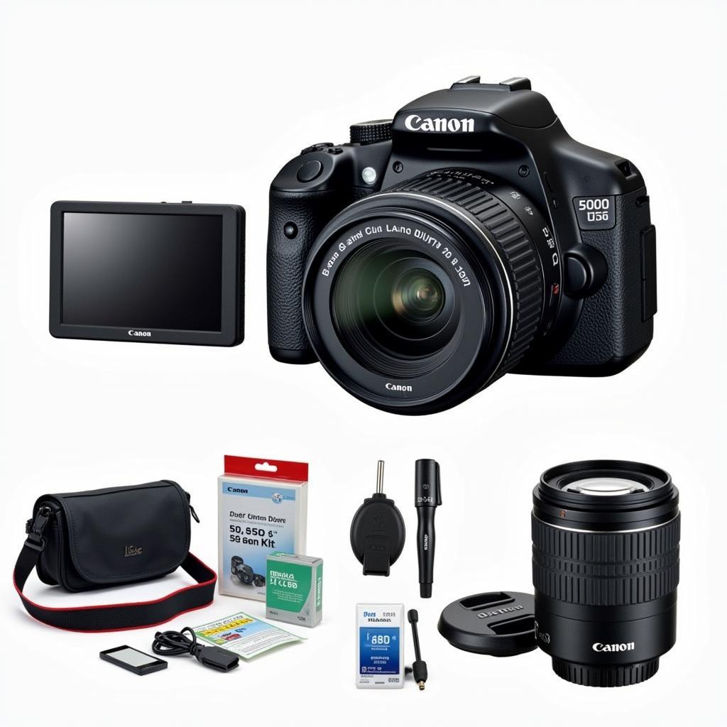 Canon 500D with lens kit