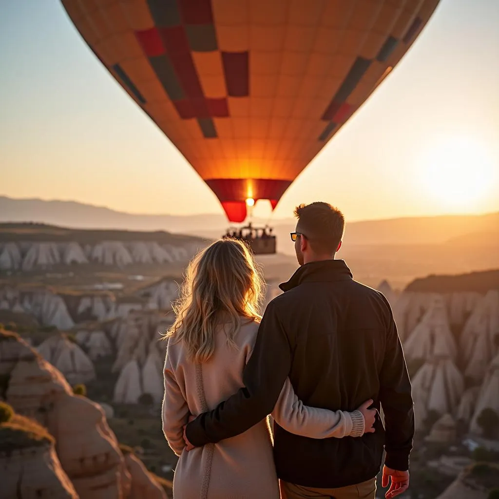 Romantic Hot Air Balloon Ride in Cappadocia