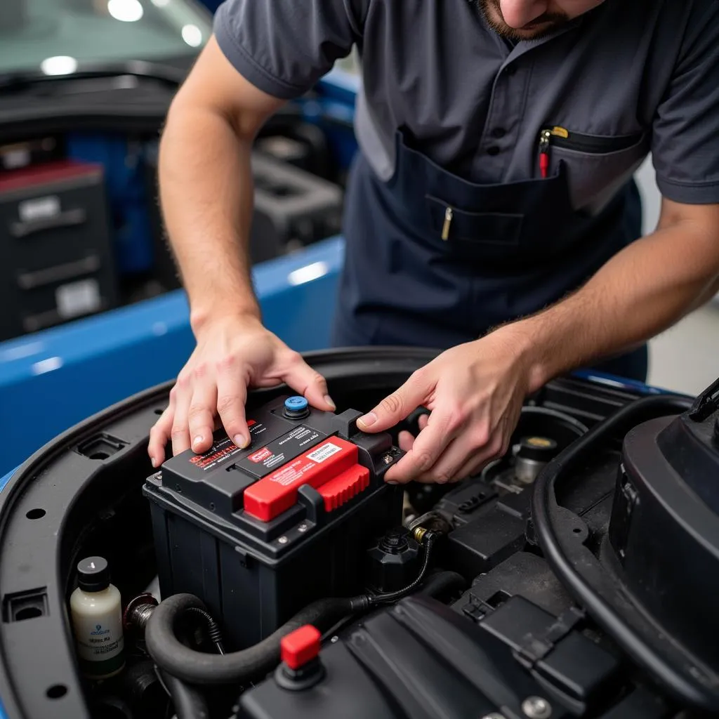 Car Battery Installation