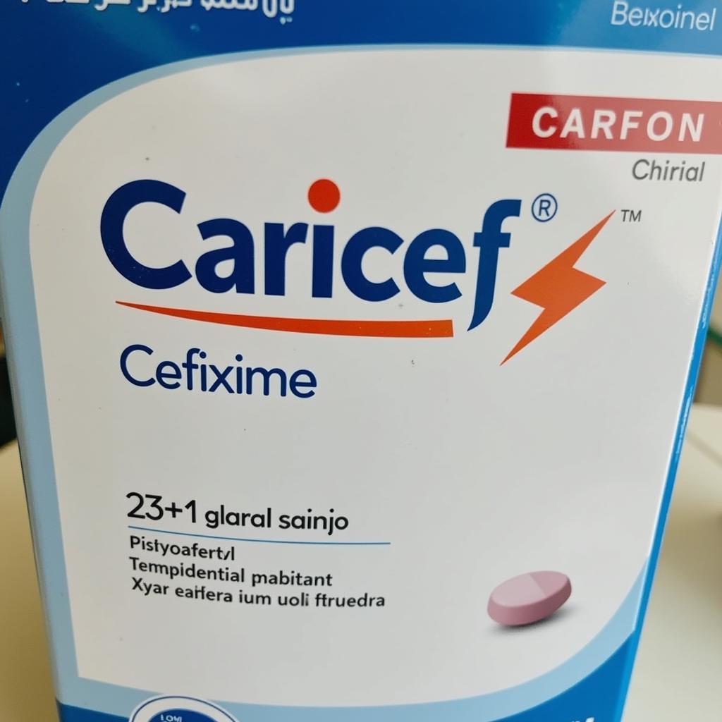 Caricef packaging in Pakistan