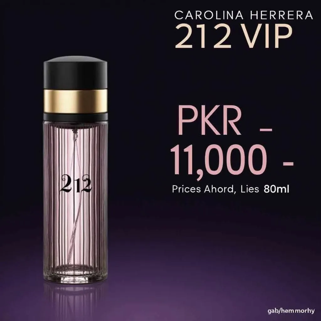 Carolina Herrera 212 VIP Perfume Price in Pakistan