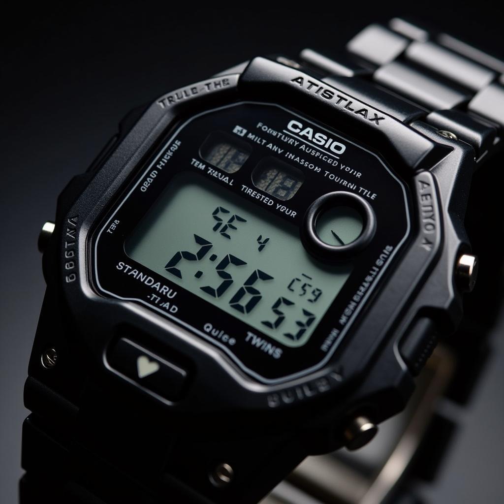 Casio AQ-230 with black dial