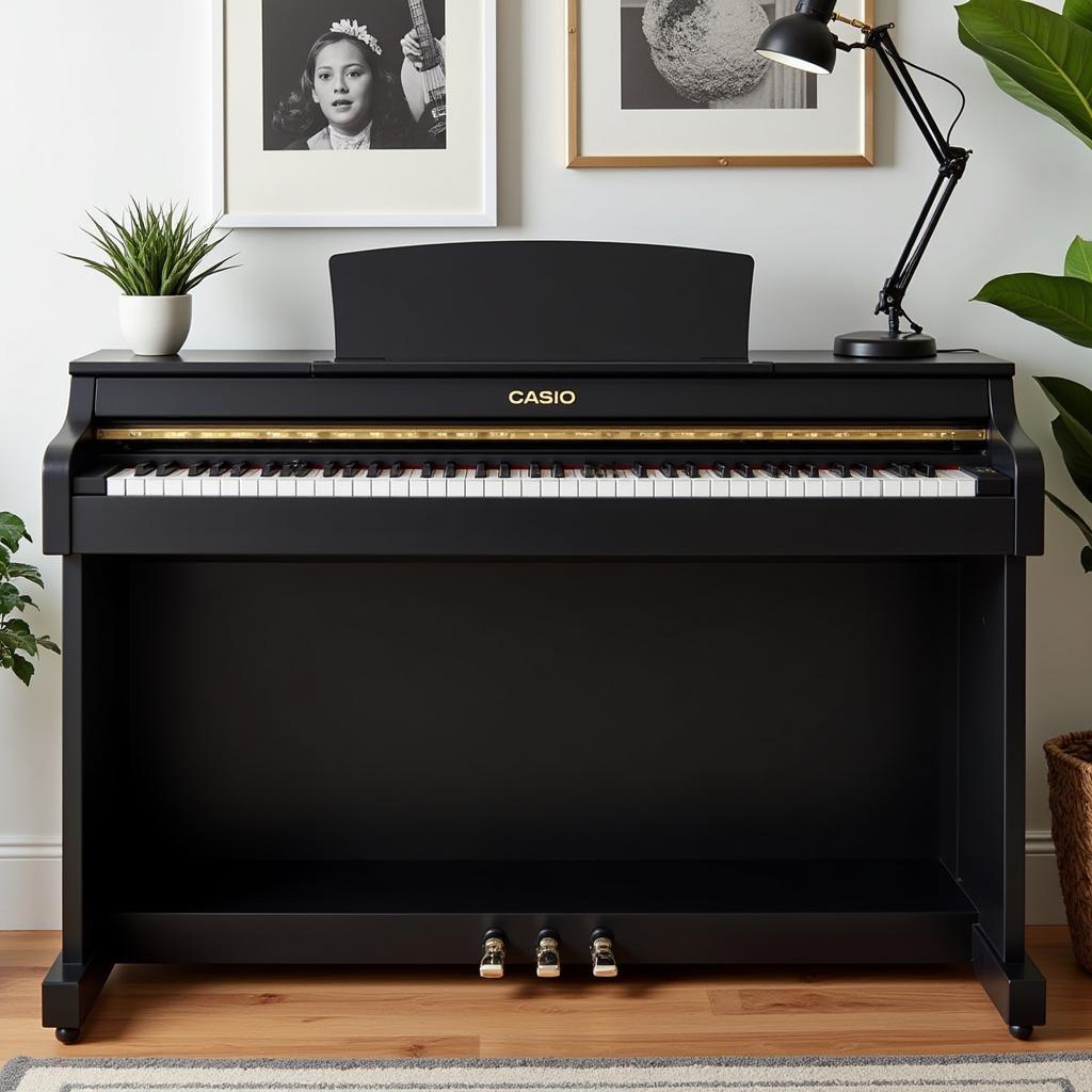 Casio Privia PX-160 Digital Piano in a Home Studio Setting