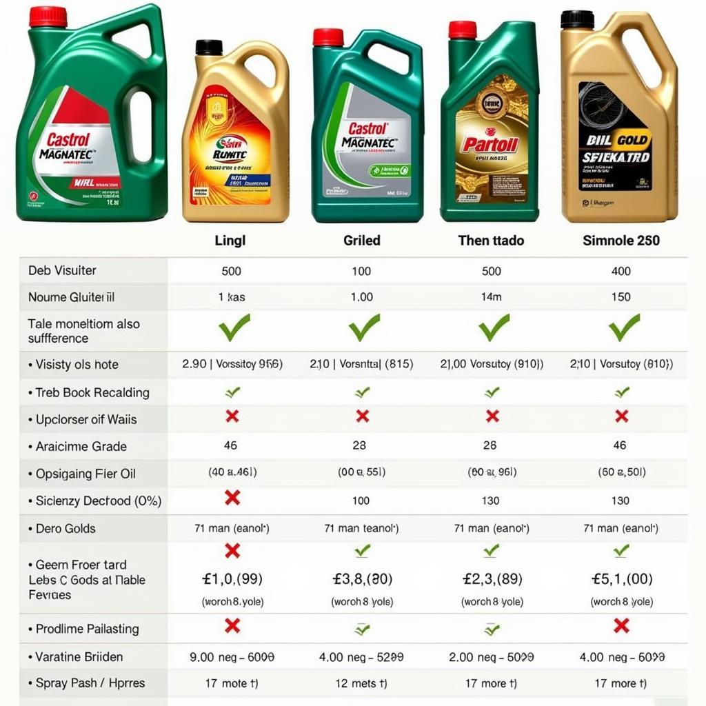 Castrol Magnatec vs Delo Gold Oil Price Comparison in Pakistan