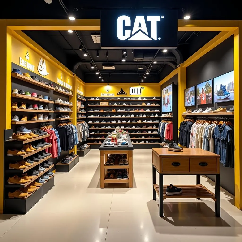 Cat shoes displayed in a retail store in Pakistan in 2019