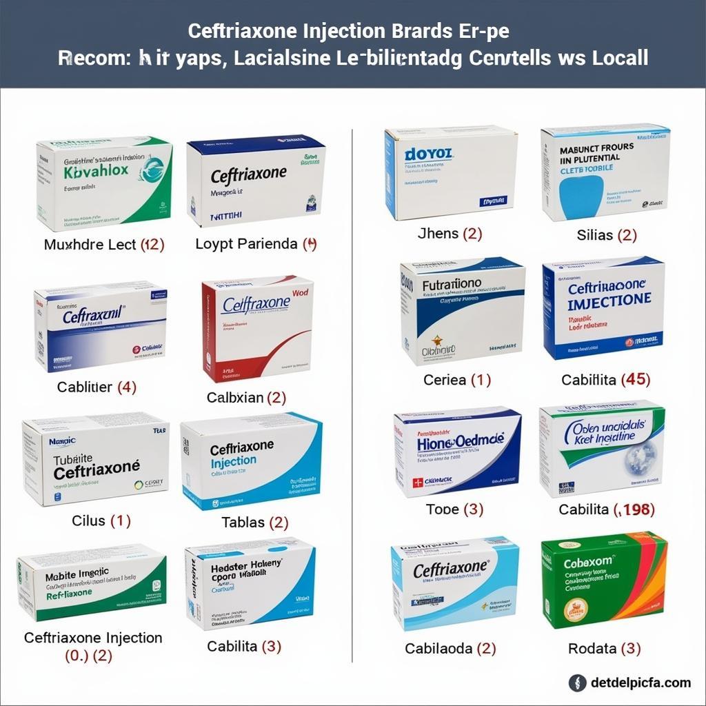 Ceftriaxone Injection Brands in Pakistan