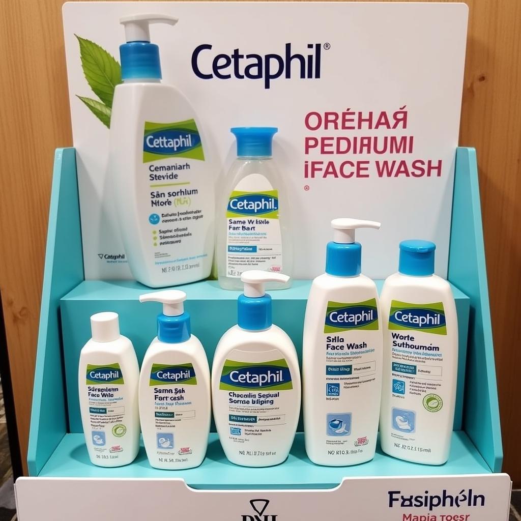 Cetaphil Face Wash Variants in Pakistan