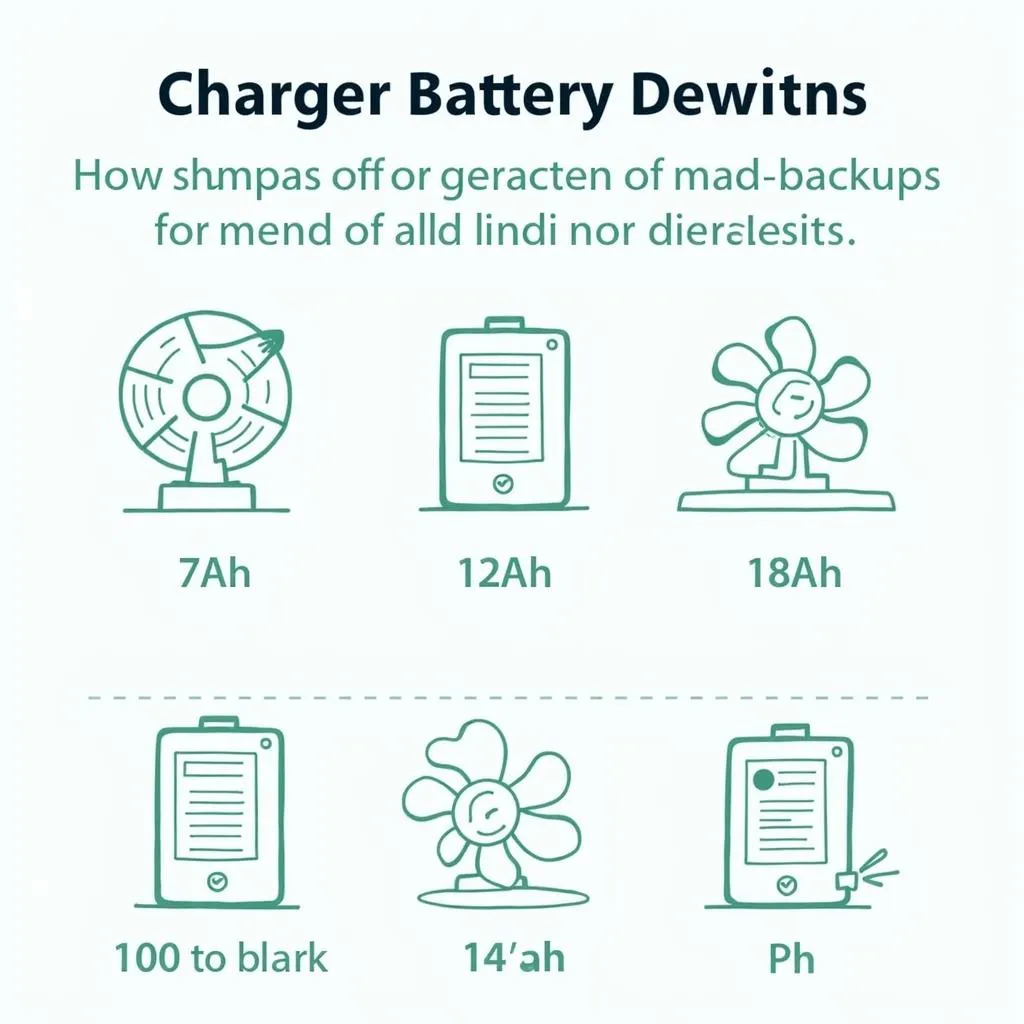 Charging Fan Battery Capacity Chart