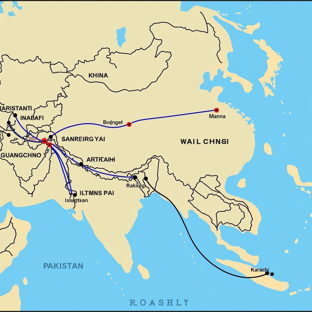 Popular Flight Routes Between China and Pakistan