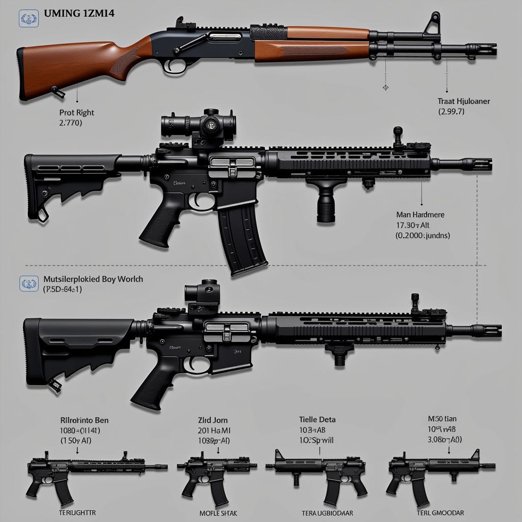 Chinese M4 Rifle Variants