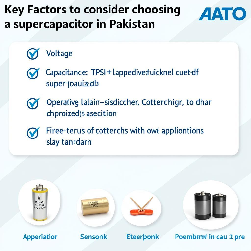 Choosing the Right Supercapacitor in Pakistan