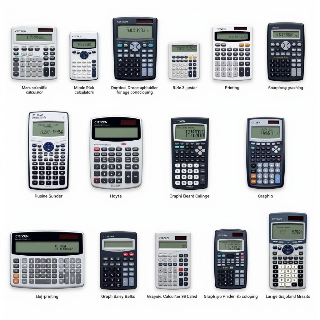 Citizen Calculator Models Available in Pakistan