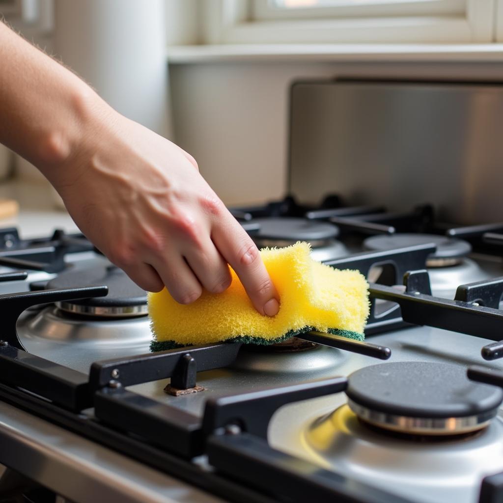 Cleaning a Nas Gas Stove After Use